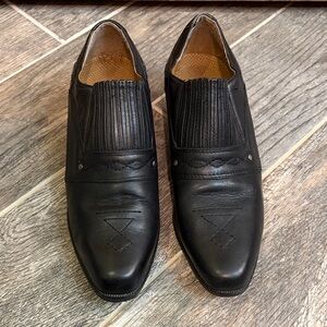 Dingo Women’s Vintage Western Heeled “Shootie”, Black, Size 8.5, EUC